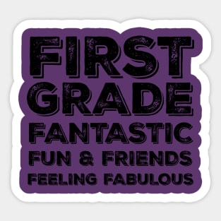 First Grade Sticker